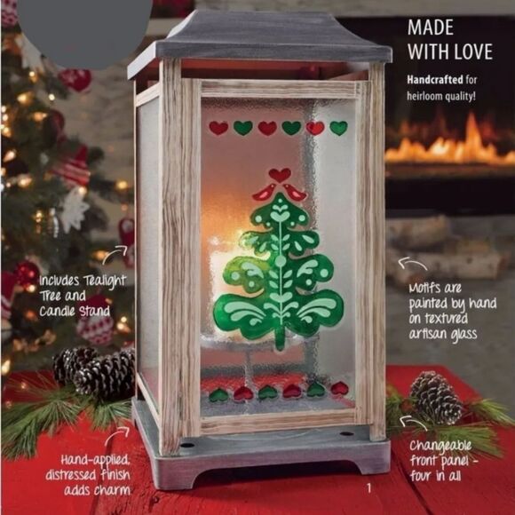 📷🩵NIB Partylite Nordic Wonder Versatile Handcrafted Lantern - Picture 3 of 6